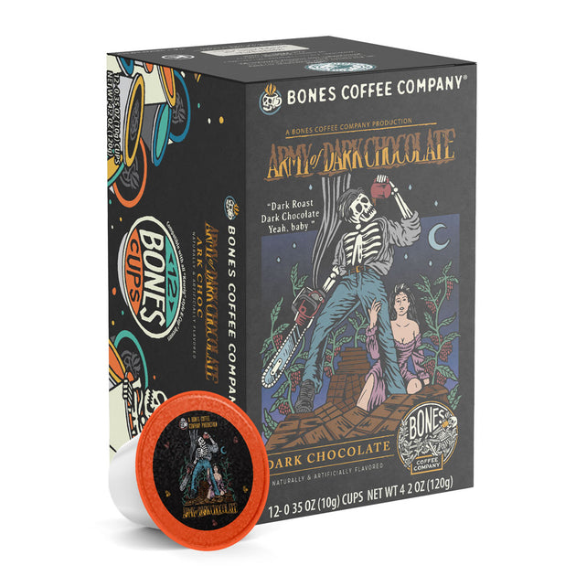 Army of Dark Chocolate Coffee Pods | Decadent Coffee Experience