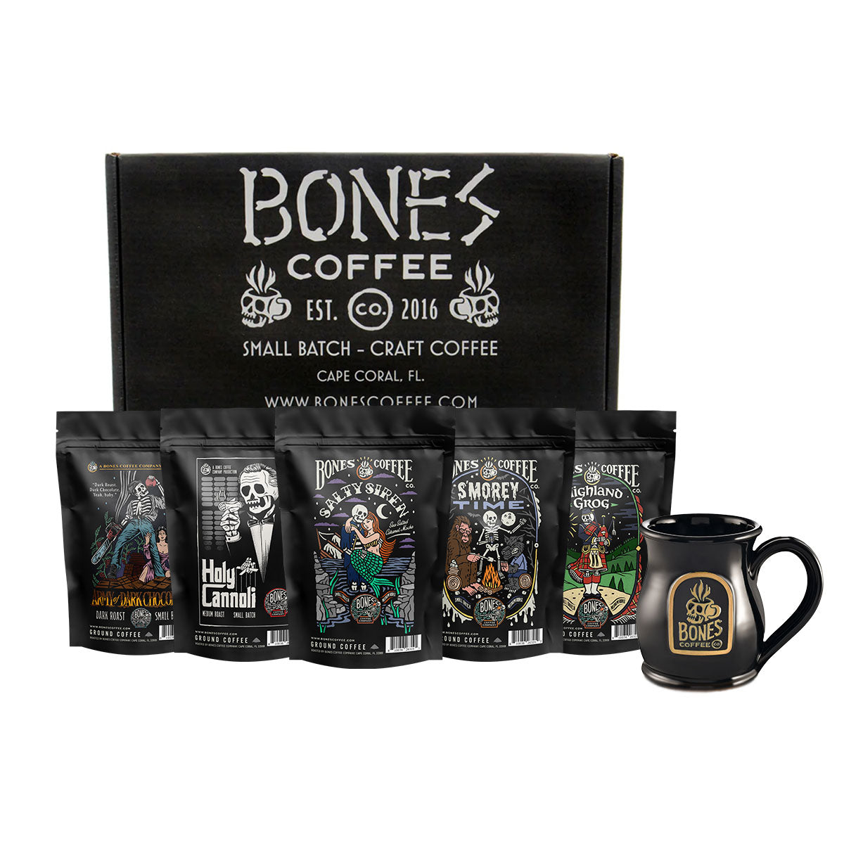 Bones Coffee Co. Single Serve Variety Cups 20 ct Coffee
