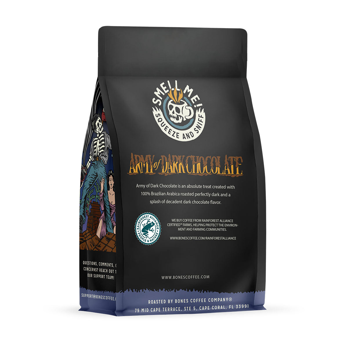 Army of Dark Chocolate Coffee 12oz | Dark Roast | Bones Coffee