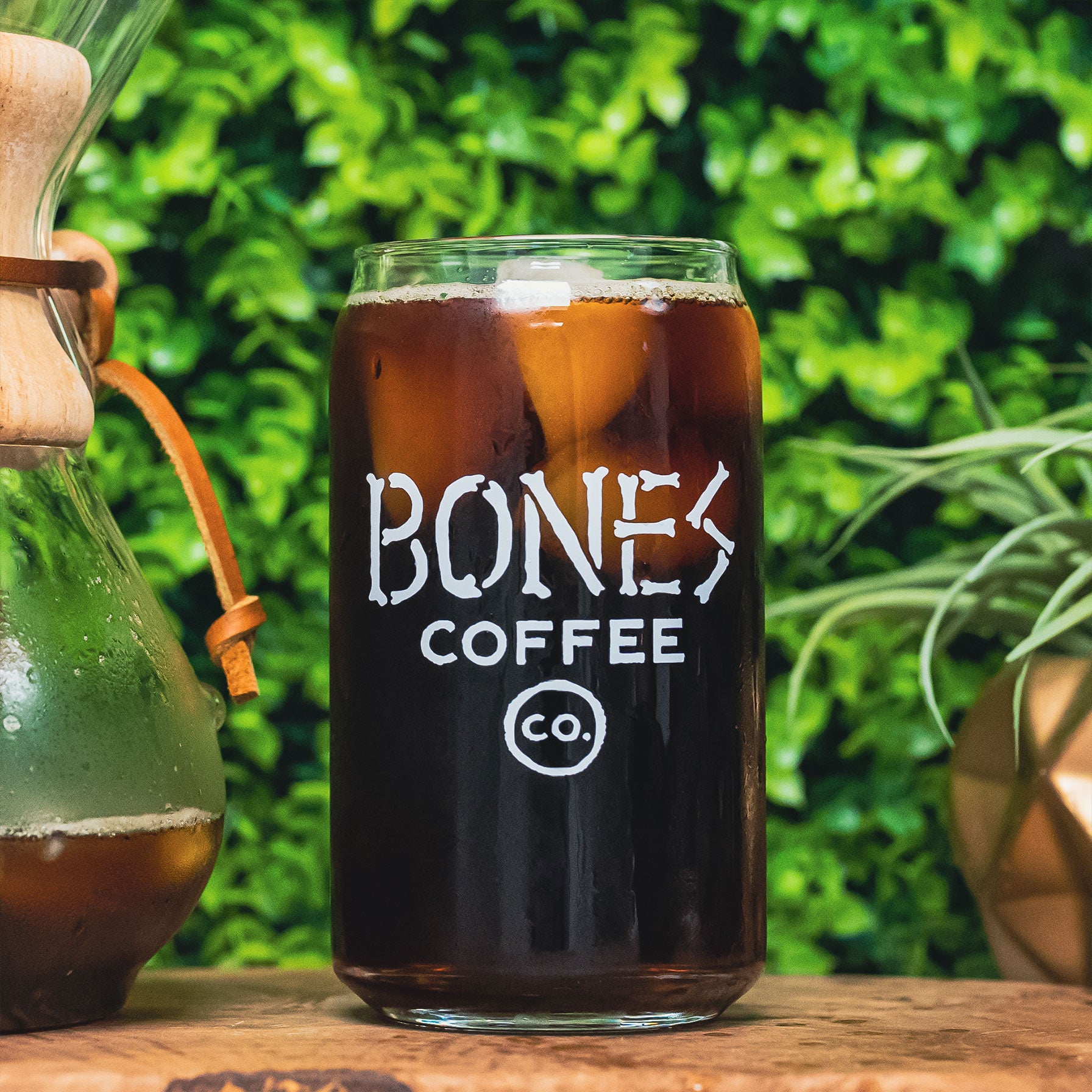 Cold Brew 16oz Glass Cup (more colors available)
