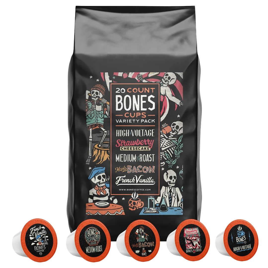 30 oz. Stainless Steel Tumbler – Bones Coffee Company
